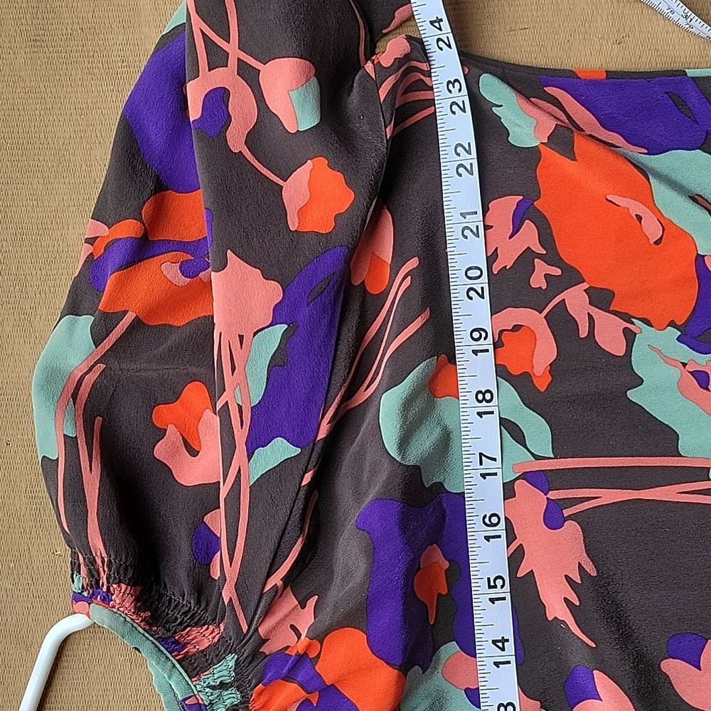Tucker Brand Dress Size L 100% Silk - Picture 4 of 5